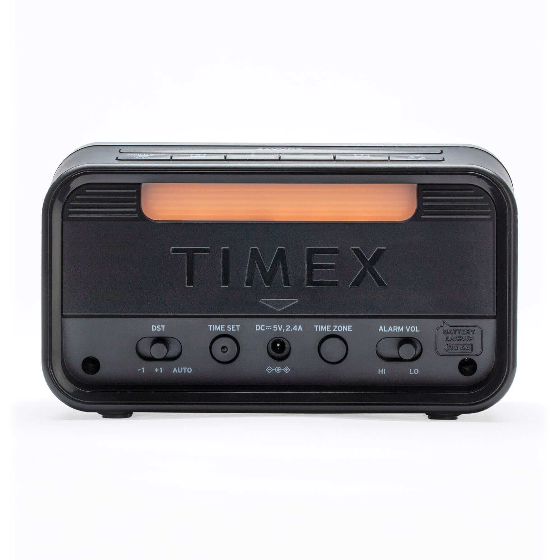 Timex Alarm Clock with Night Light and 2 USB Charging Ports (T1300) - Image 4