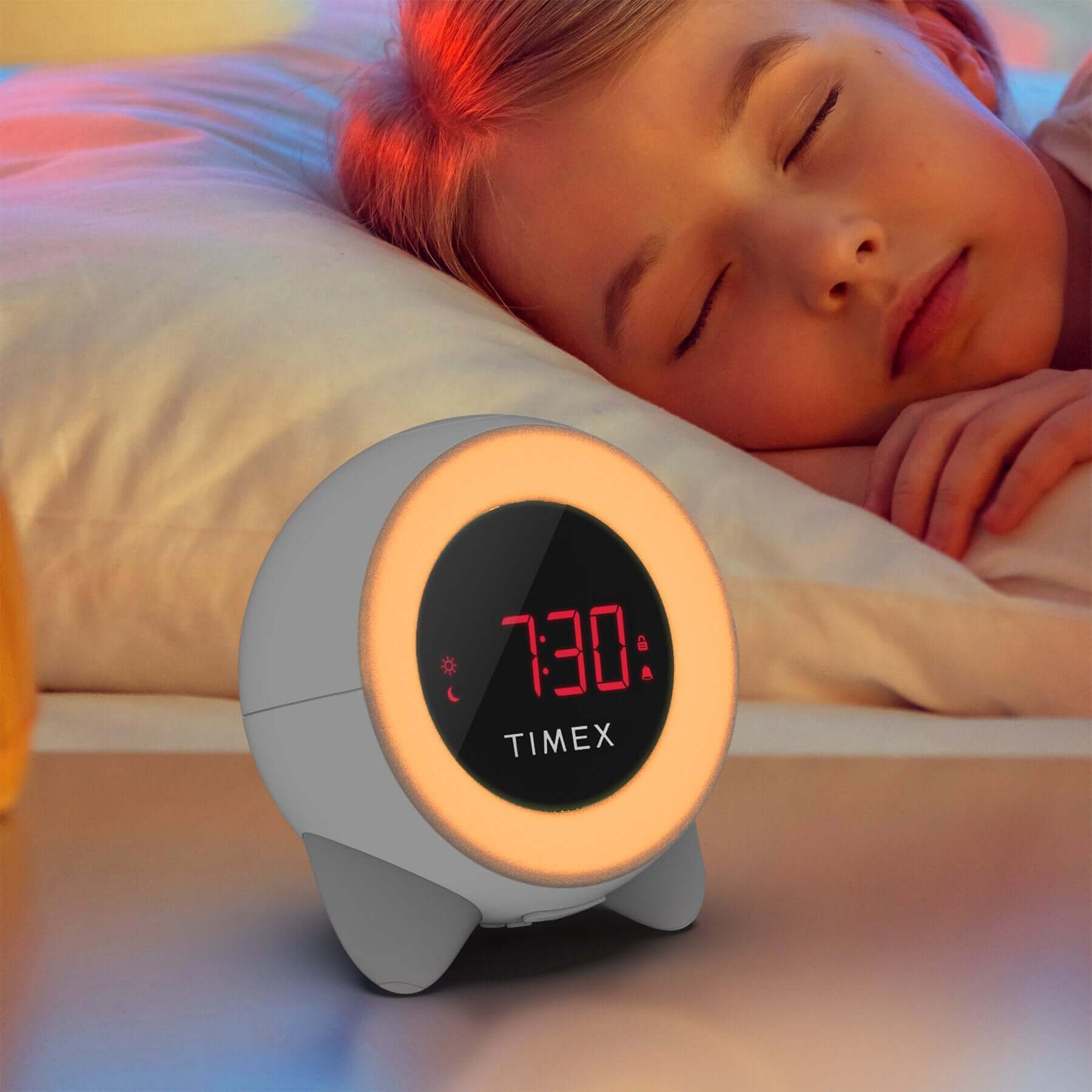 Timex Sleep Training Alarm Clock with Night Light and Sound Machine (TK321) - Image 4