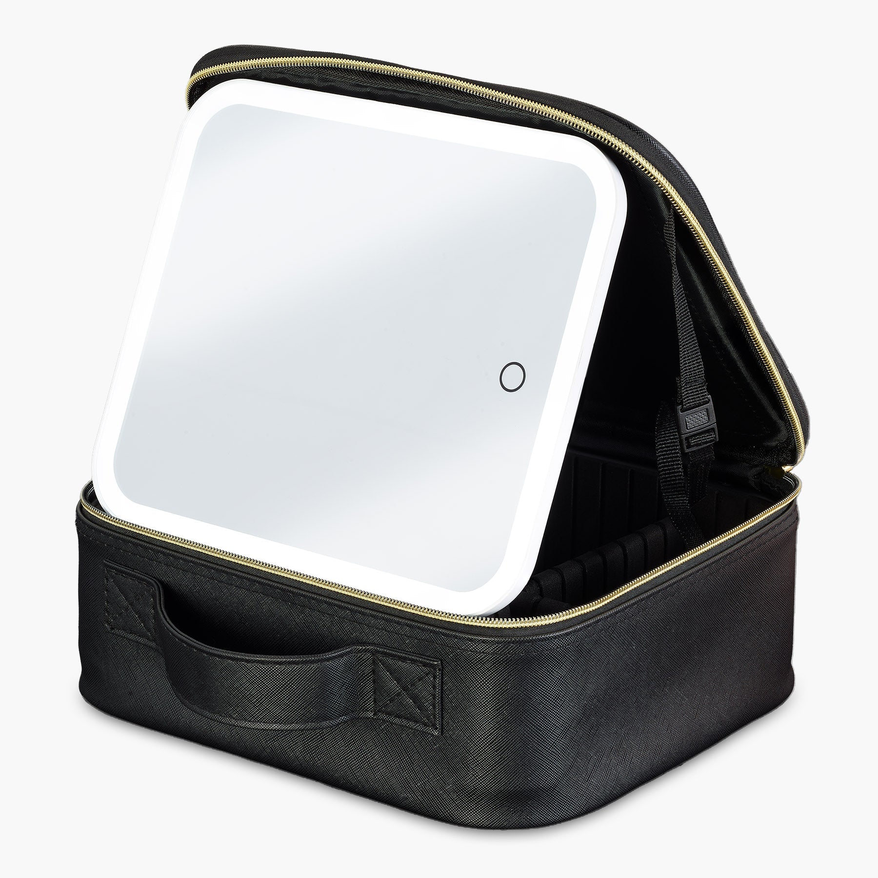Travel Makeup Bag with LED Mirror and Adjustable Stand (iCVS20) - Image 3