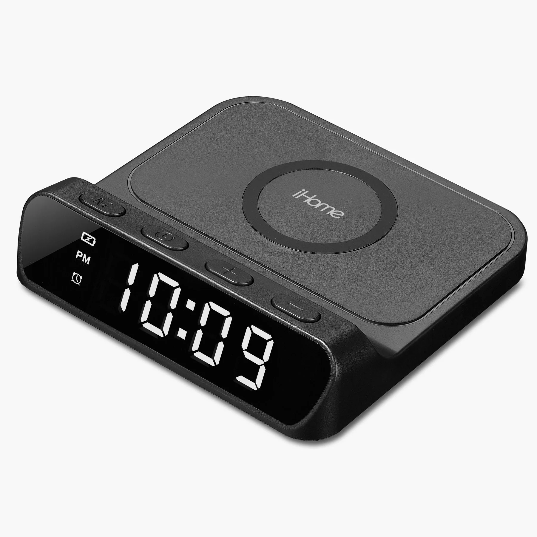 Wireless Charger with Digital Alarm Clock (iW14) - Image 3